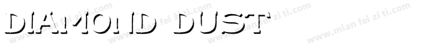 diamond dust字体转换